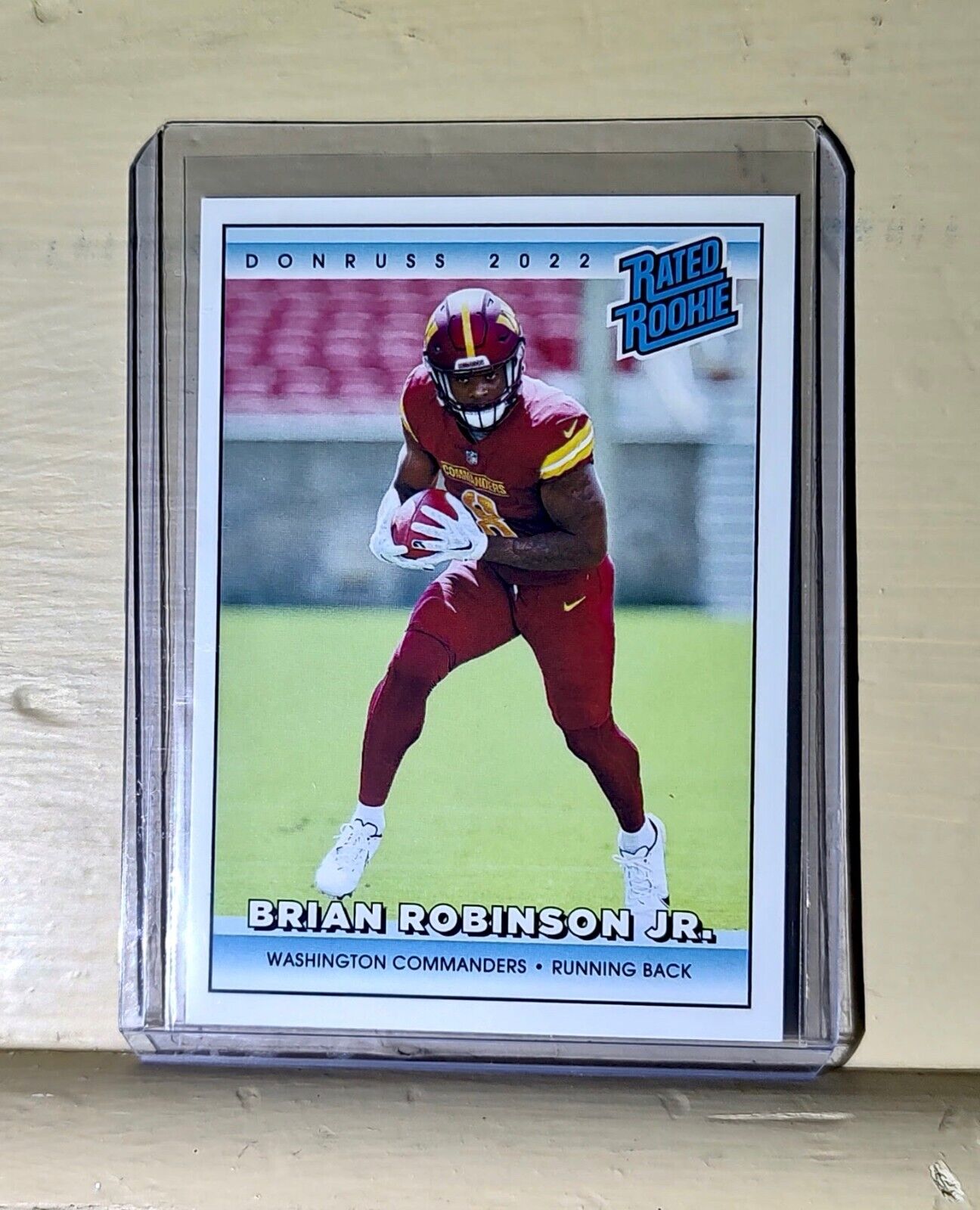 Brian Robinson Jr 2022 NFL Panini #29 Rated Rookie Retro Football Card 1/4094