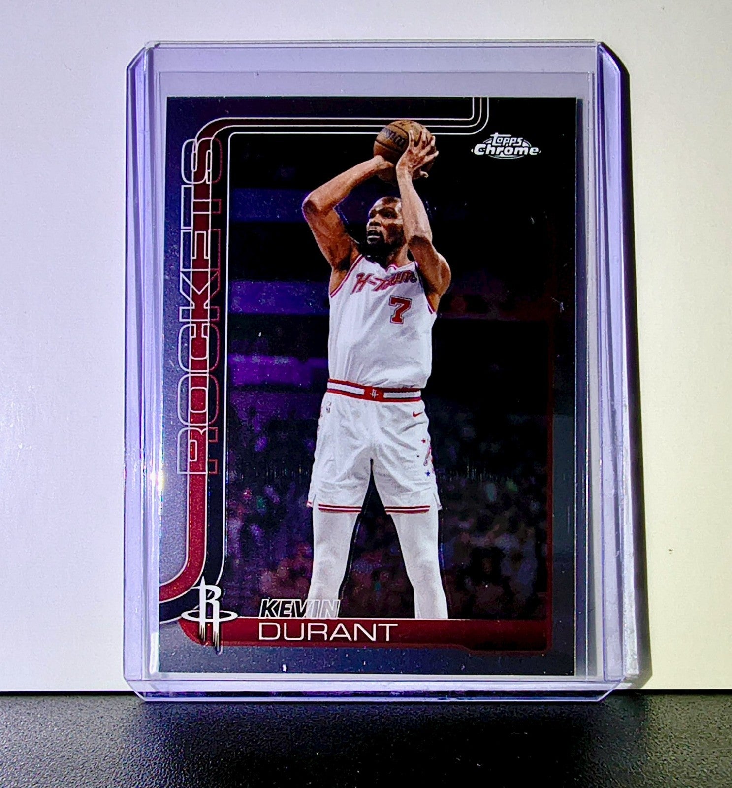 Kevin Durant 2025-26 NBA Topps Chrome Update #23 Basketball Card Houston Rockets