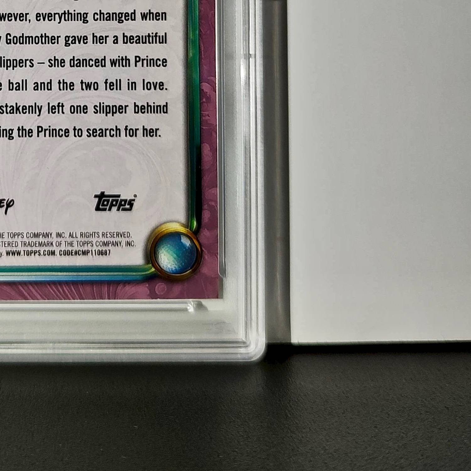 Cinderella 2025 Topps Disney Cartoon Princess #152 Card Cinderella PSA 9 MT
