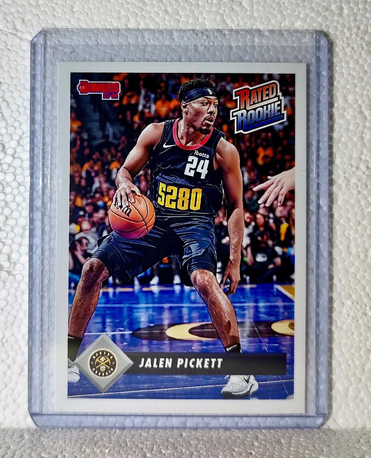 Jalen Pickett 2023-24 Panini NBA #32 Rated Rookie Retro Card Nuggets 1/715