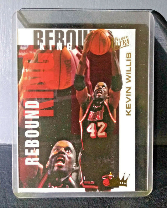 1994-95 Kevin Willis Fleer Ultra Rebound King #10 Basketball Card