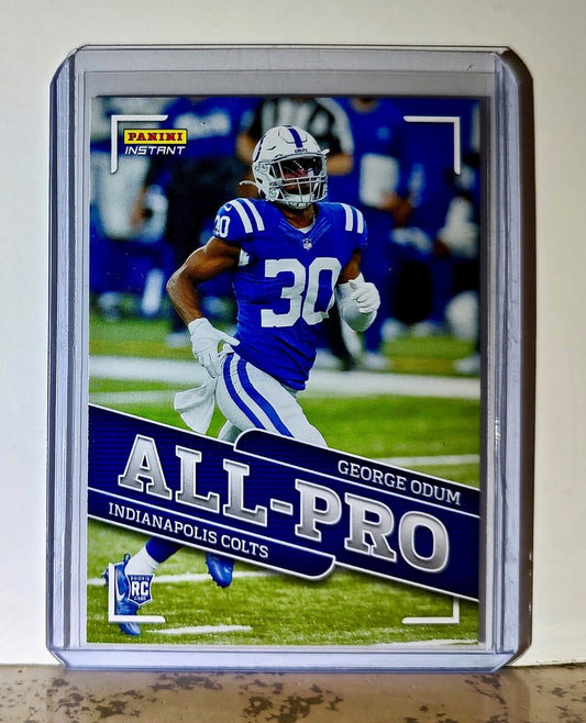 George Odum 2020 Panini All-Pro NFL #28 Rookie Card 1/241 Indianapolis Colts