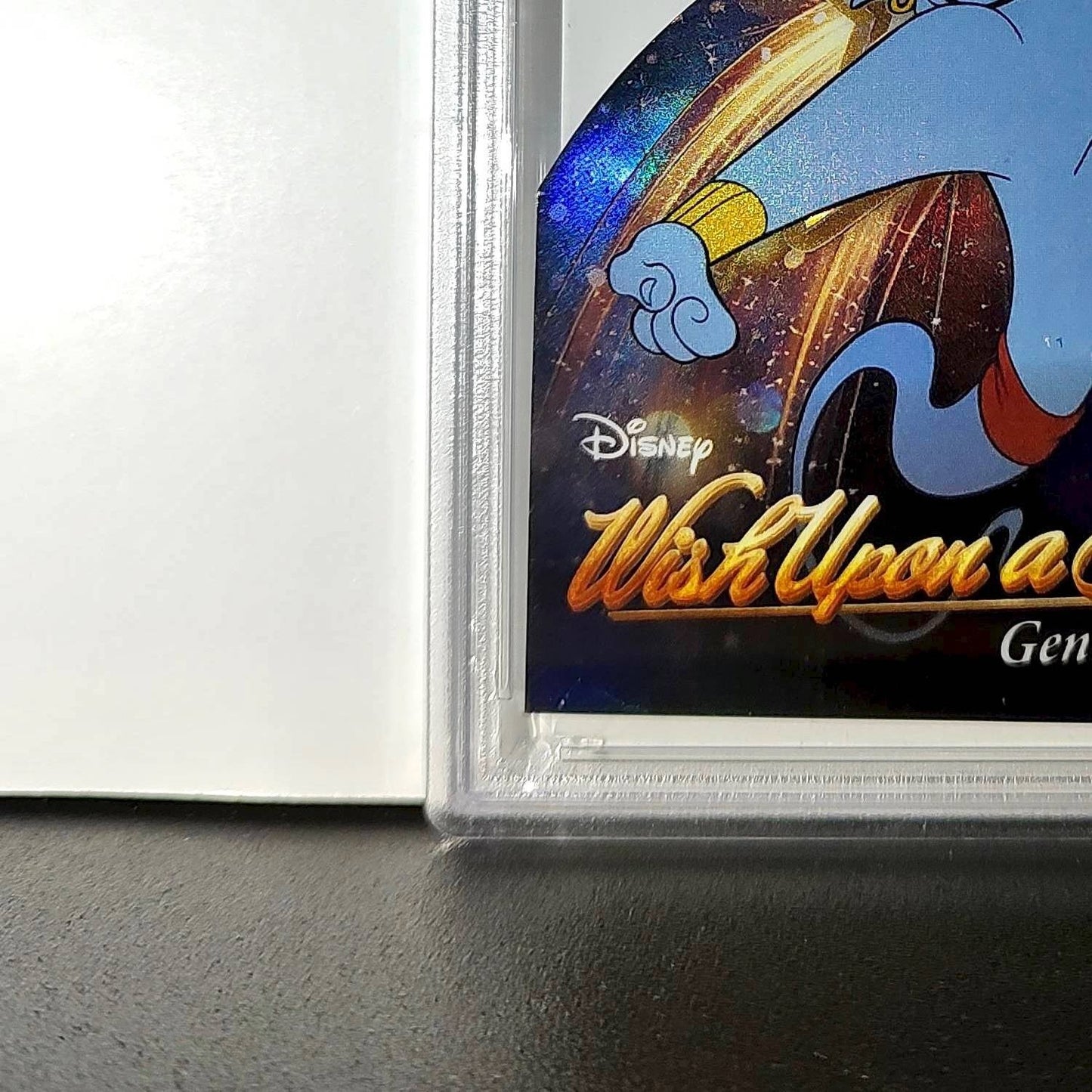 Genie 2025 Topps Chrome Disney #W-6 Wish Upon A Star Die Cut Card Aladdin PSA 9