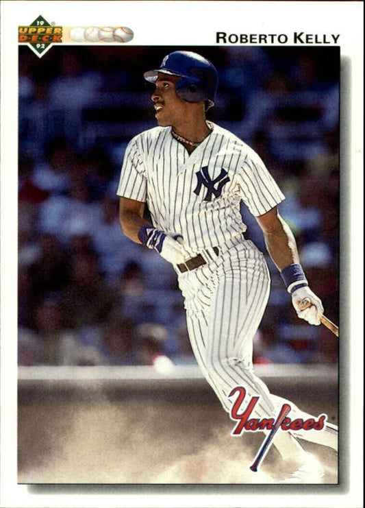 Roberto Kelly 1992 Upper Deck MLB #577 Baseball Card New York Yankees