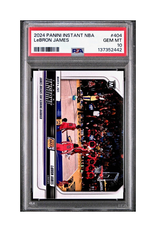 Lebron Jams 2024 Panini Instant #404 Milestone Moment PSA 10 Gem Mint