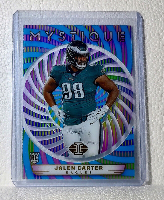 Jalen Carter 2023 Panini Illusions NFL #14 Mystique Rookie Card Eagles #267/299