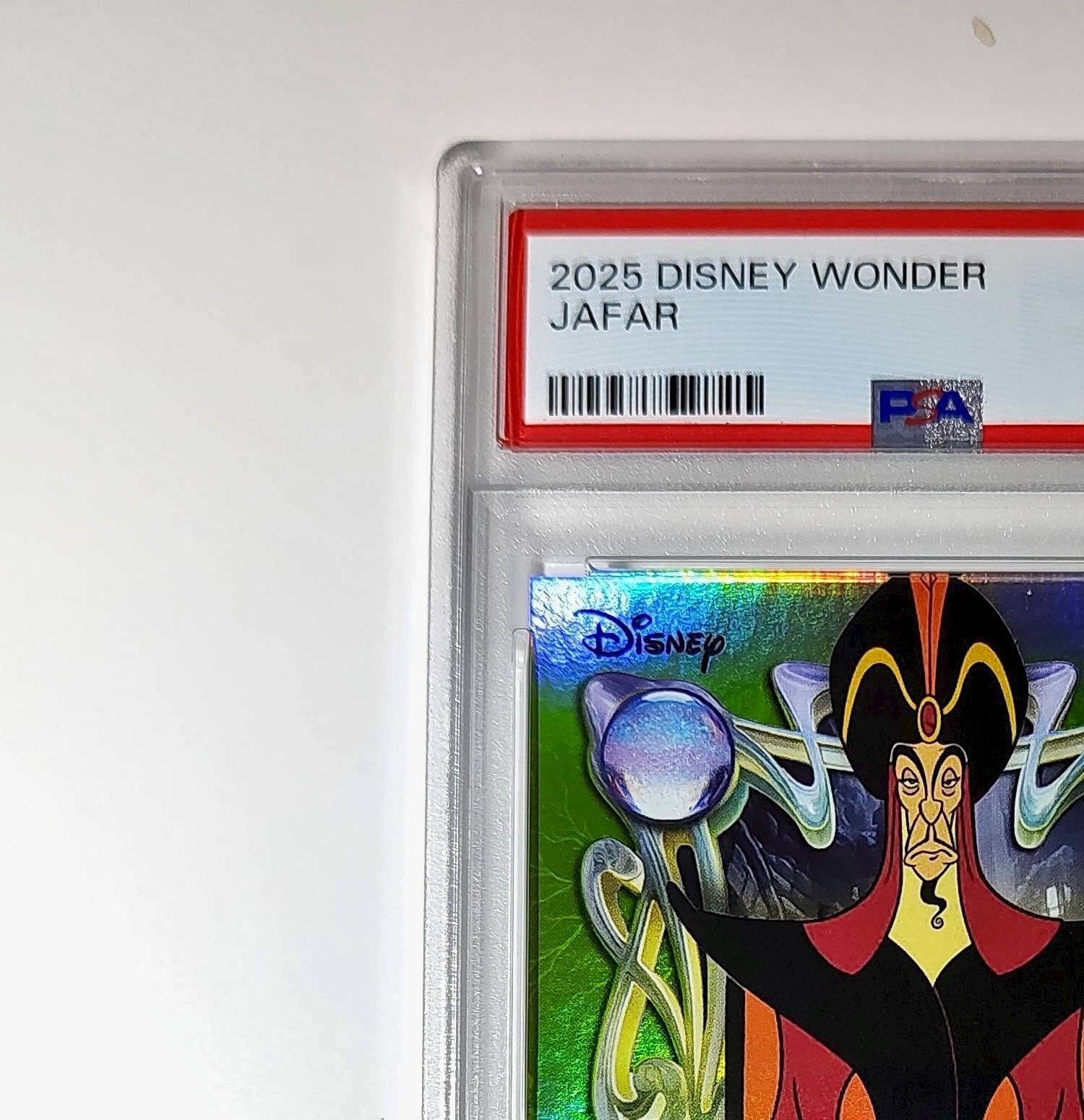 Jafar 2025 Topps Disney Wonder #178 Card Aladdin PSA 9