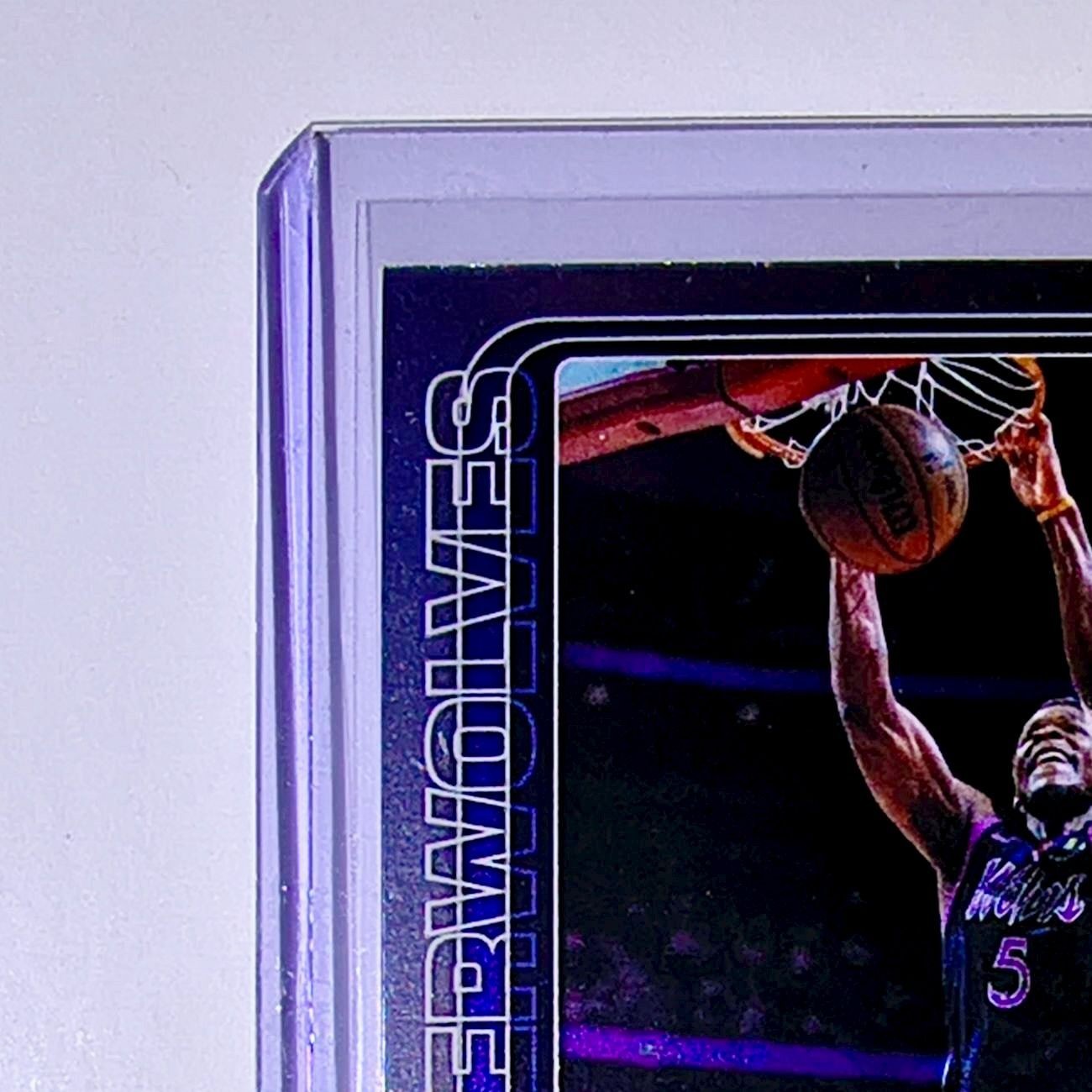 Anthony Edwards 2025-26 NBA Topps Chrome Update #17 Card Minnesota Timberwolves