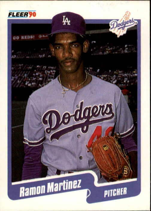 1990 Ramon Martinez Fleer Baseball Card #402