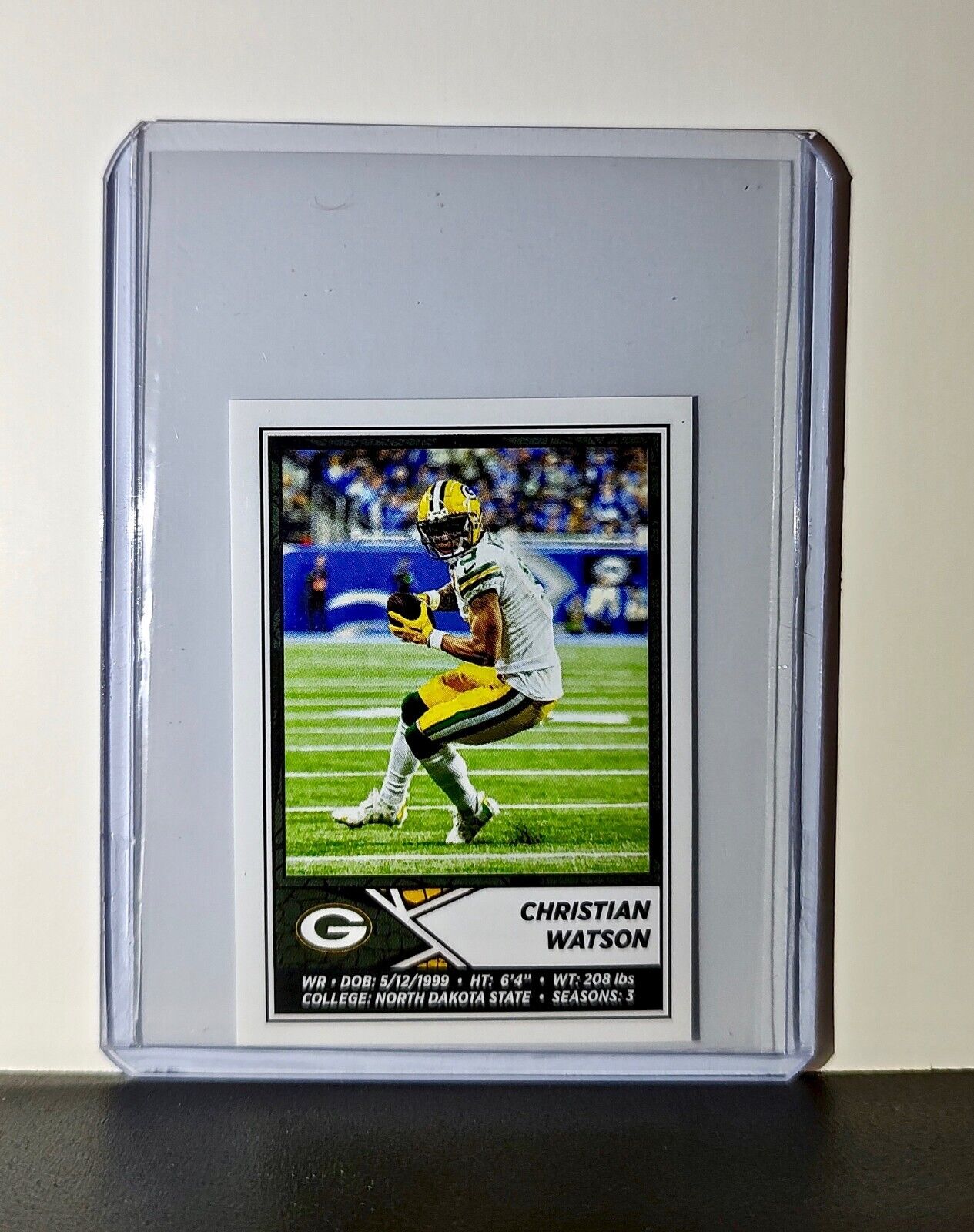 Christian Watson 2024 Panini NFL Sticker #398 Green Bay Packers