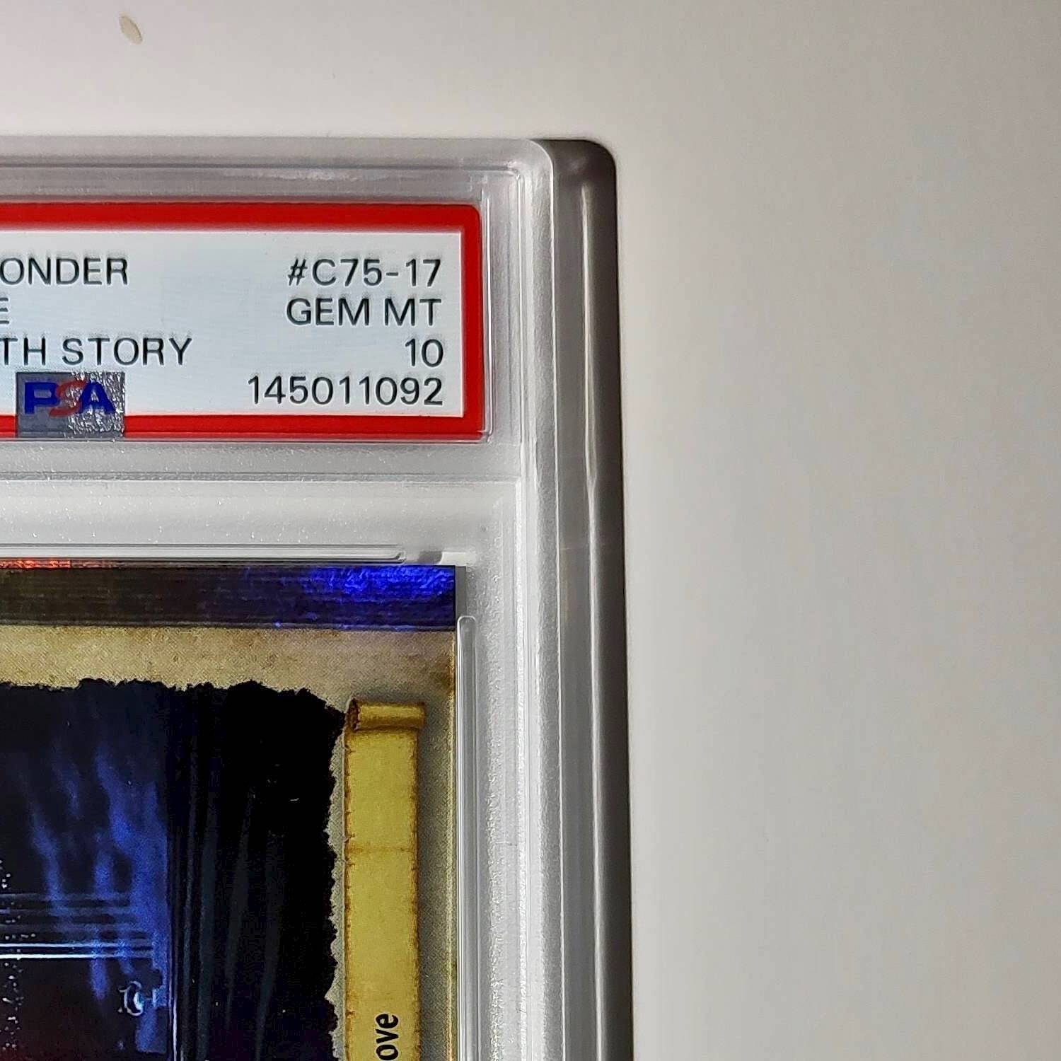 So this is love 2025 Topps Disney #C75-17 Card Cinderella 75th Story PSA 10