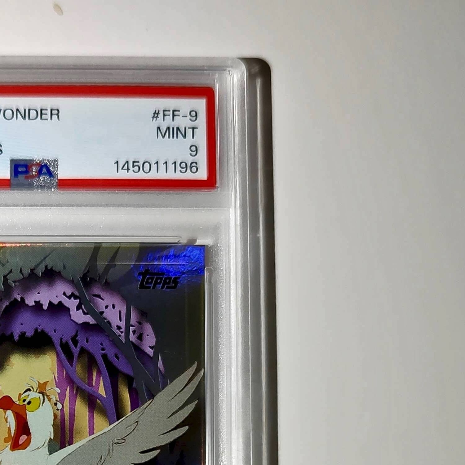 Scuttle 2025 Topps Disney #FF-9 Furry Friends Card The Little Mermaid PSA 9