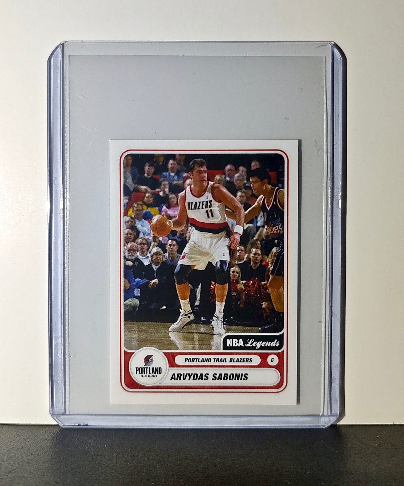 Arvydas Sabonis 2023-24 Panini NBA #506 NBA Legends Sticker Trail Blazers