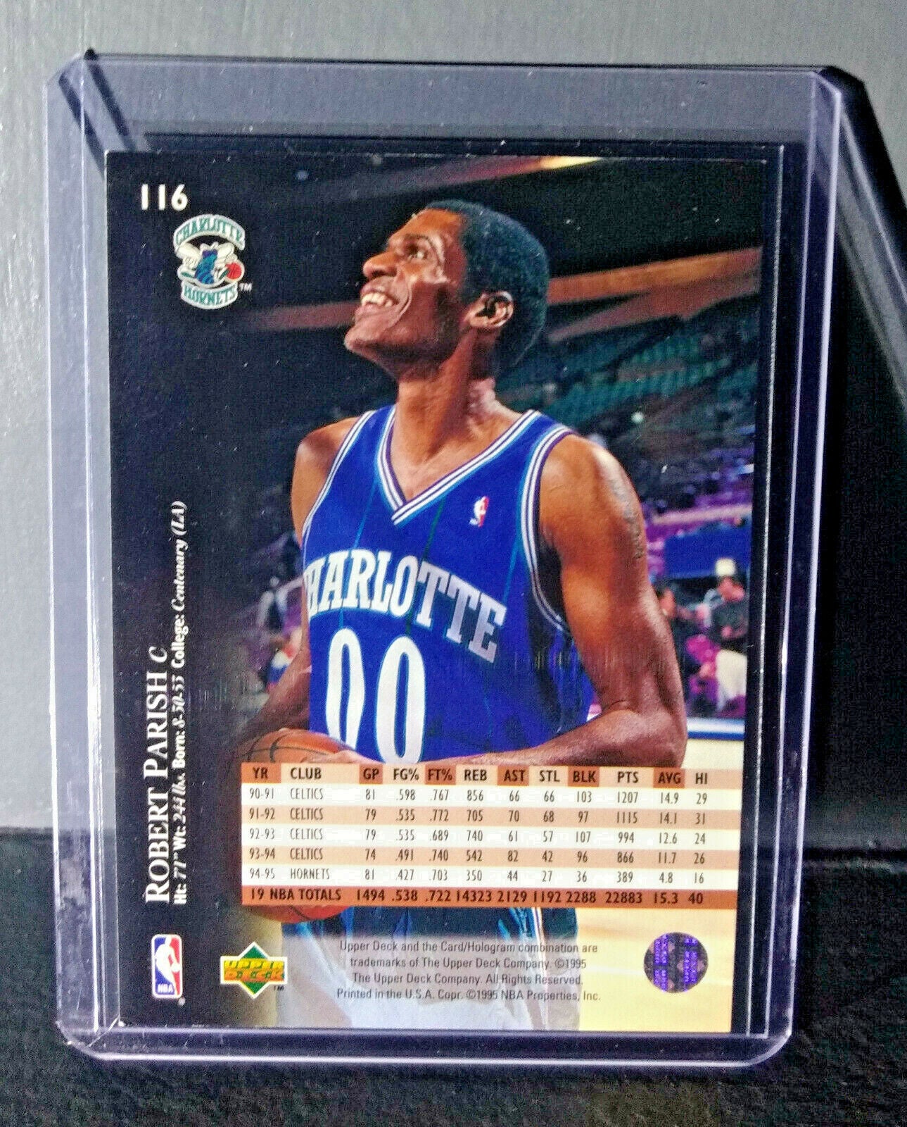 1995-96 Upper Deck Robert Parish #116 Basketball Card