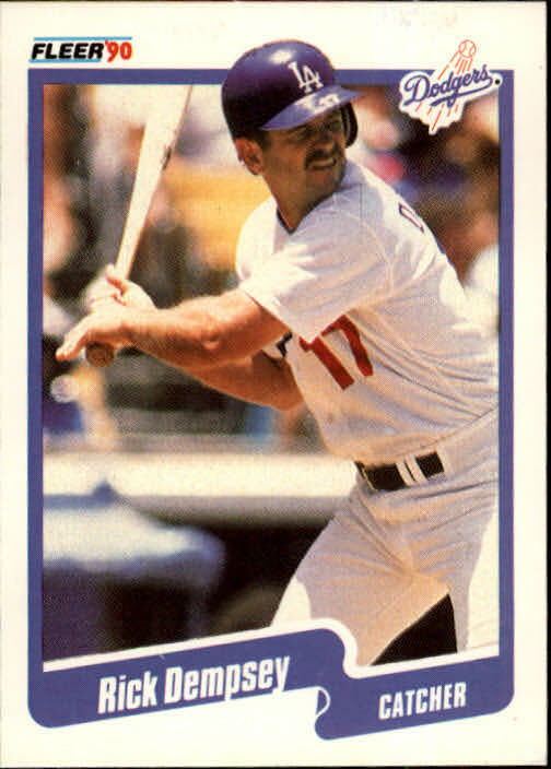 1990 Rick Dempsey Fleer Baseball Card #392
