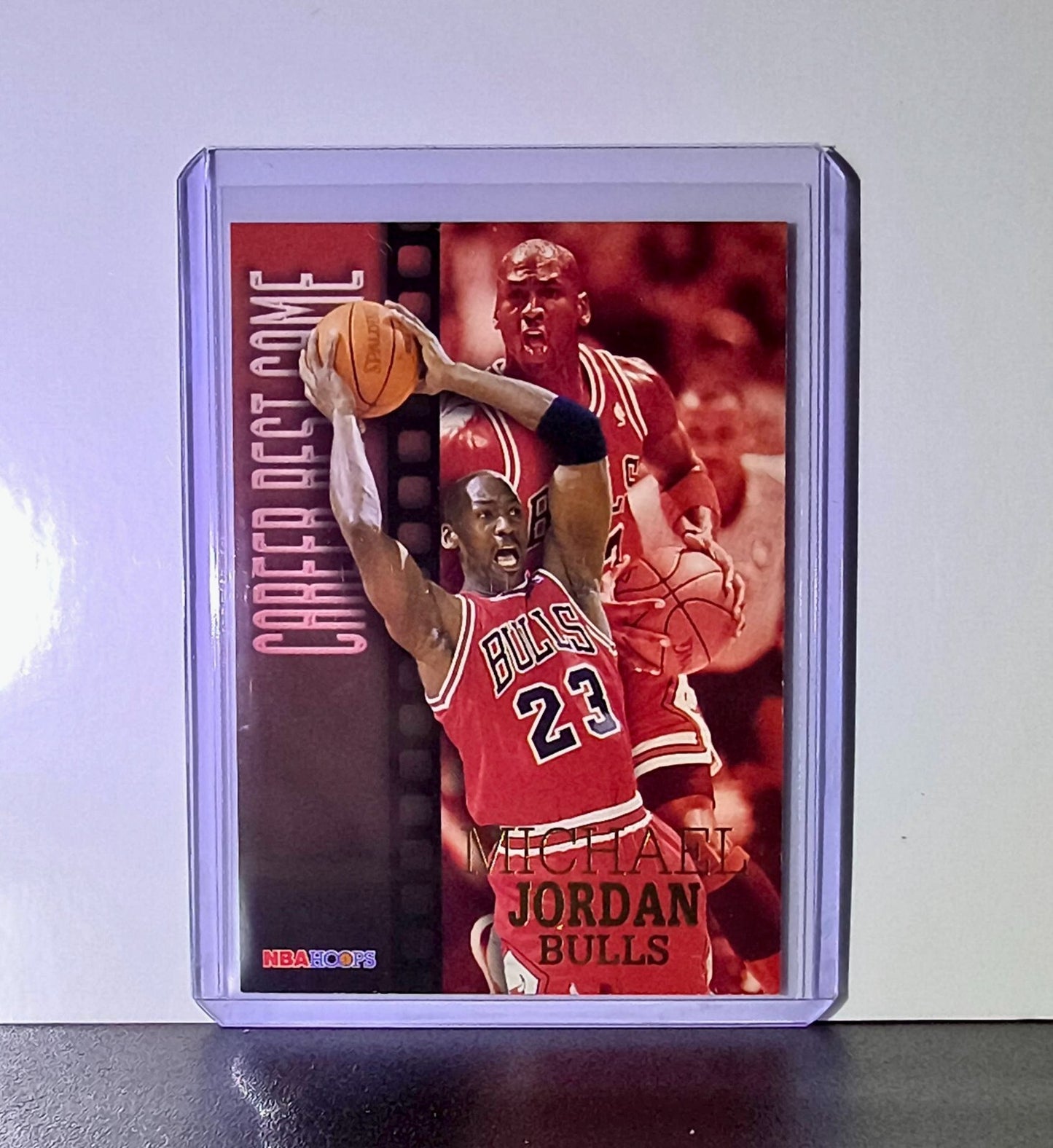 Michael Jordan 1996-97 Hoops  Career Best Game #335 Basketball Card Bulls