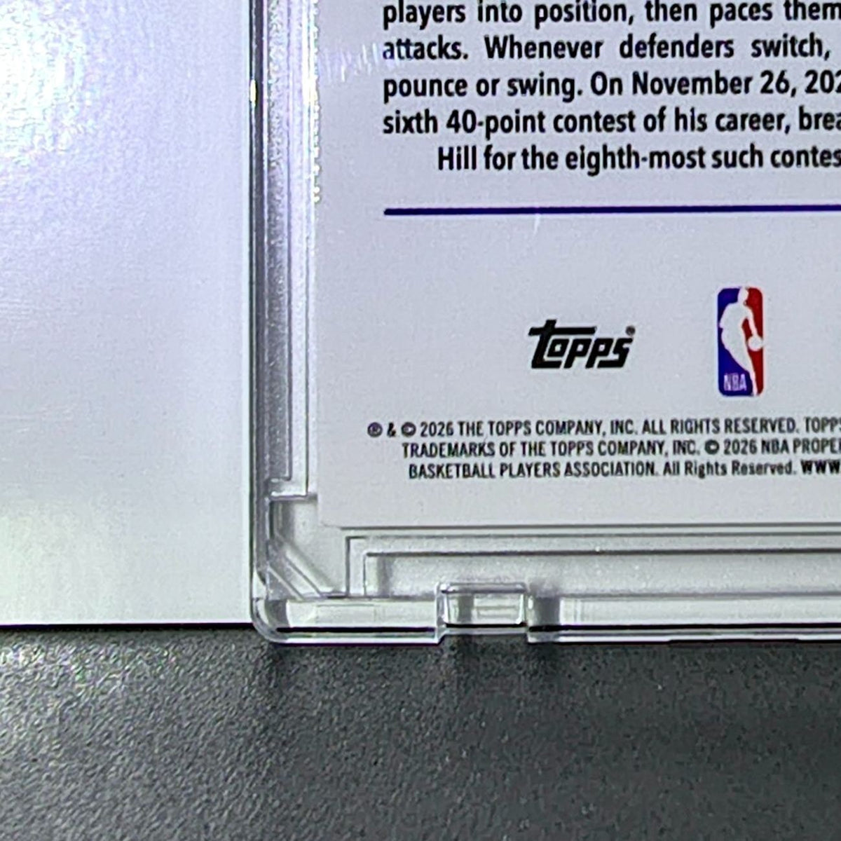 Cade Cunningham 2025-26 NBA Topps Chrome Update #6 Basketball Card Pistons