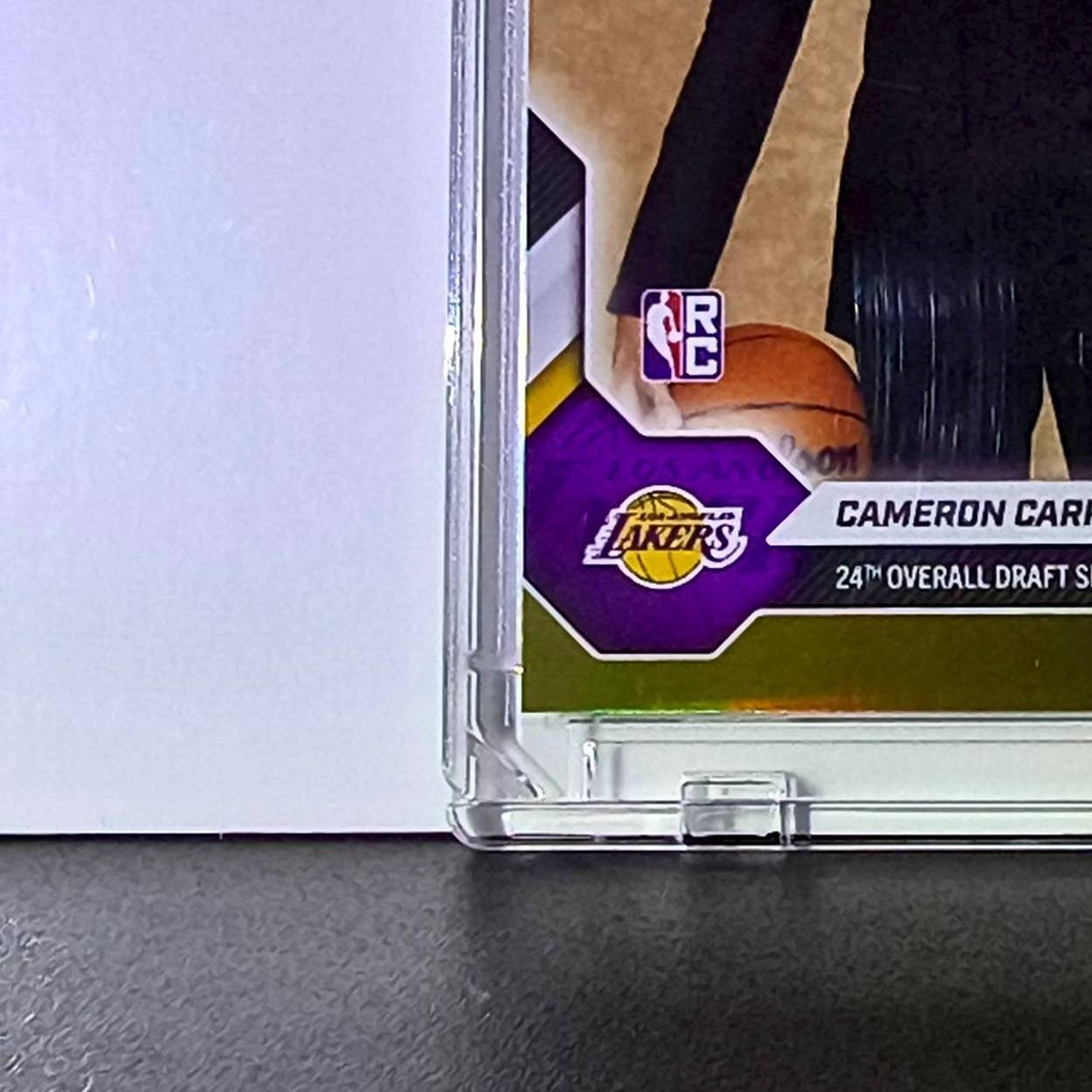 Cameron Carr Rookie 2026-27 Topps NBA Draft #CCAR Gold Foil 30/50 Card LA Lakers