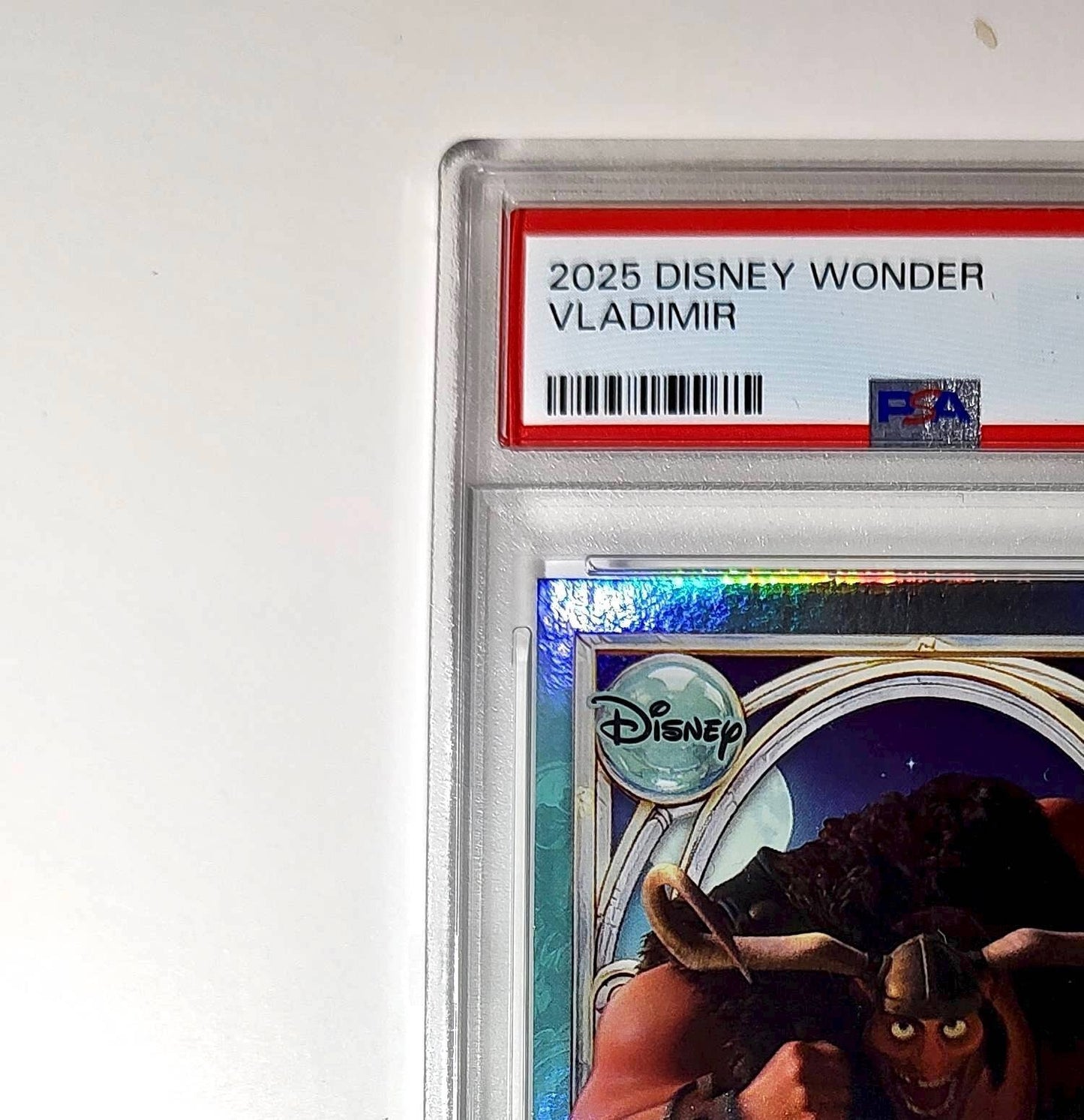 Vladimir 2025 Topps Disney Wonder #144 Diamond Card Tangled PSA 7