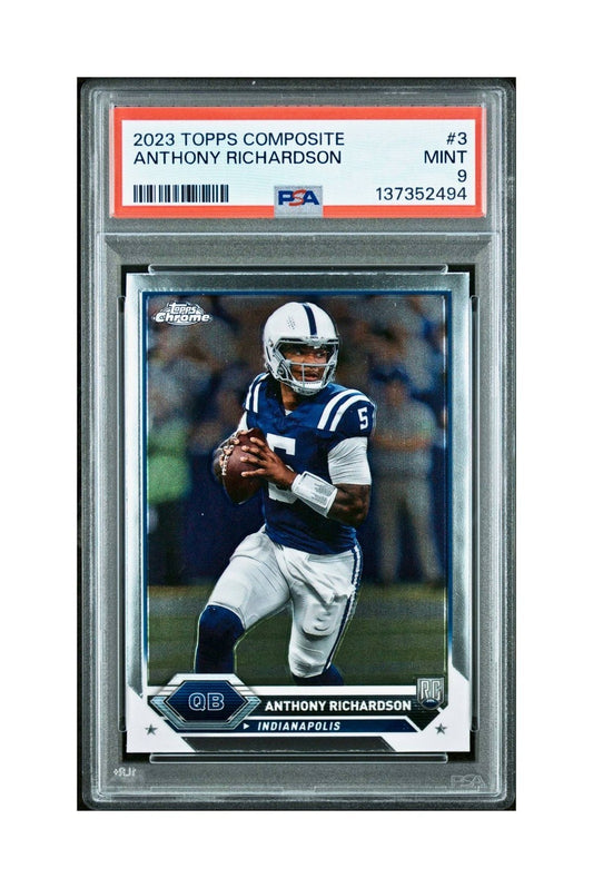 Anthony Richardson Rookie 2023 Topps Chrome #3 PSA 9 Mint