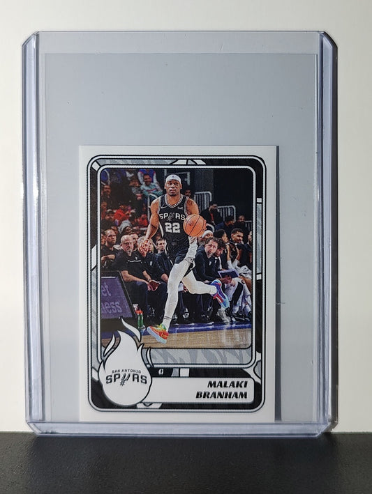 Malaki Branham 2024-25 Panini NBA #473 Sticker Card San Antonio Spurs