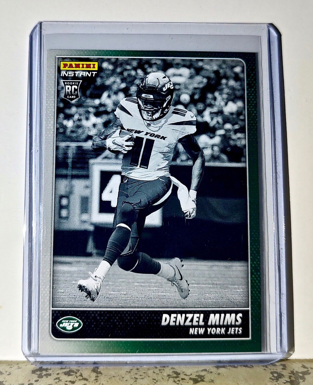 Denzel Mims 2020 Panini NFL #23 Black and White Rookies Card Jets 1 of 518