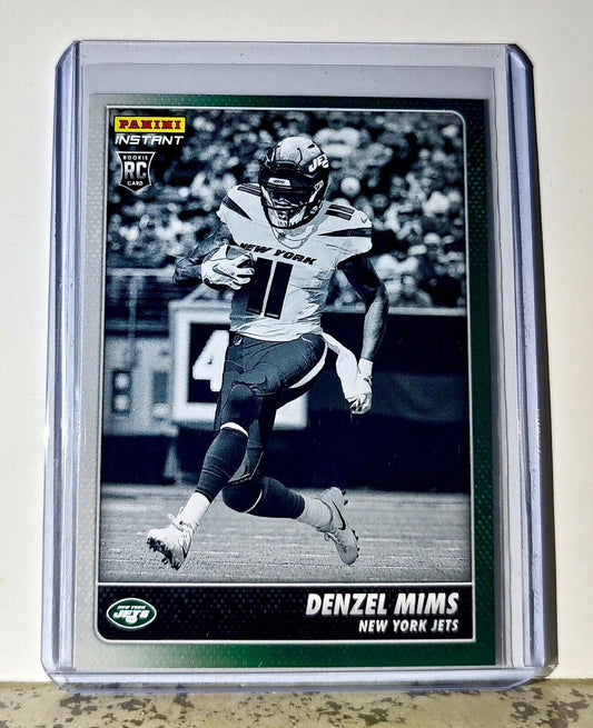 Denzel Mims 2020 Panini NFL #23 Black and White Rookies Card Jets 1 of 518