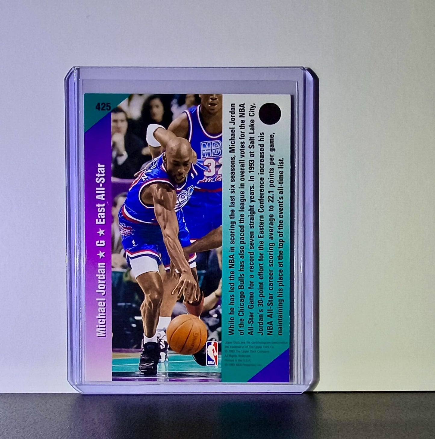 Michael Jordan 1992-93 Upper Deck All Star #425 Basketball Card Chicago Bulls