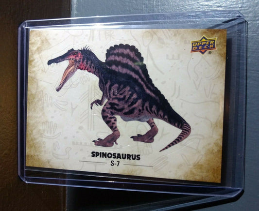 2015 Upper Deck Dinosaurs Spinosaurus #S-7 Trading Sticker Card