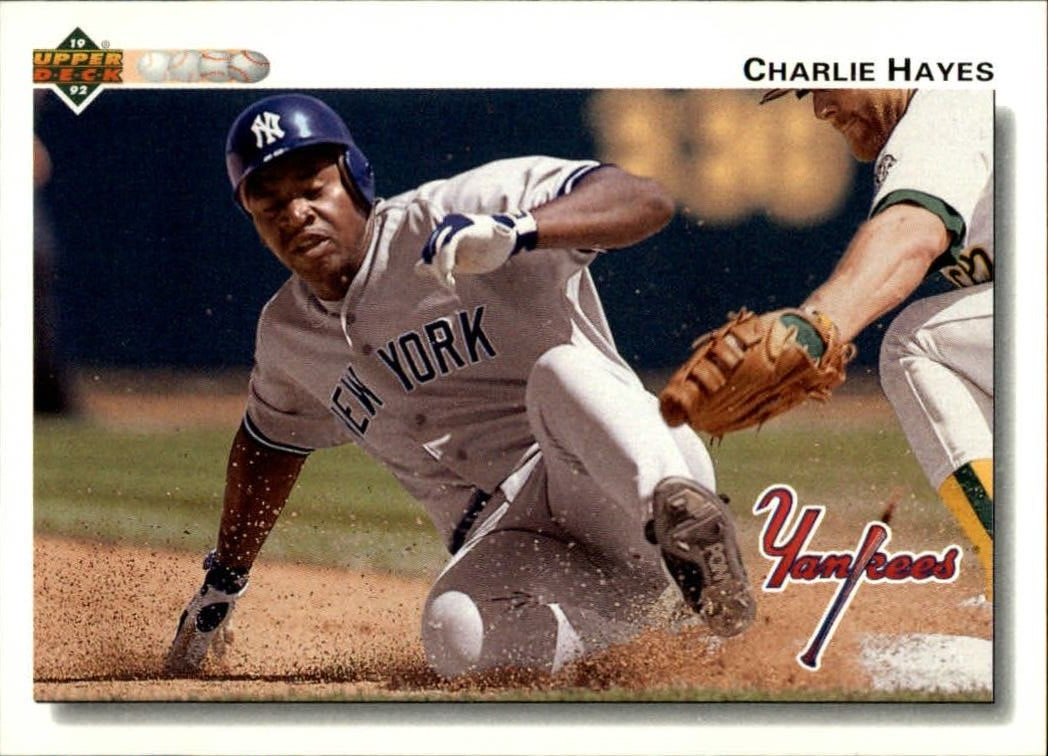 Charlie Hayes 1992 Upper Deck MLB #768 Baseball Card New York Yankees