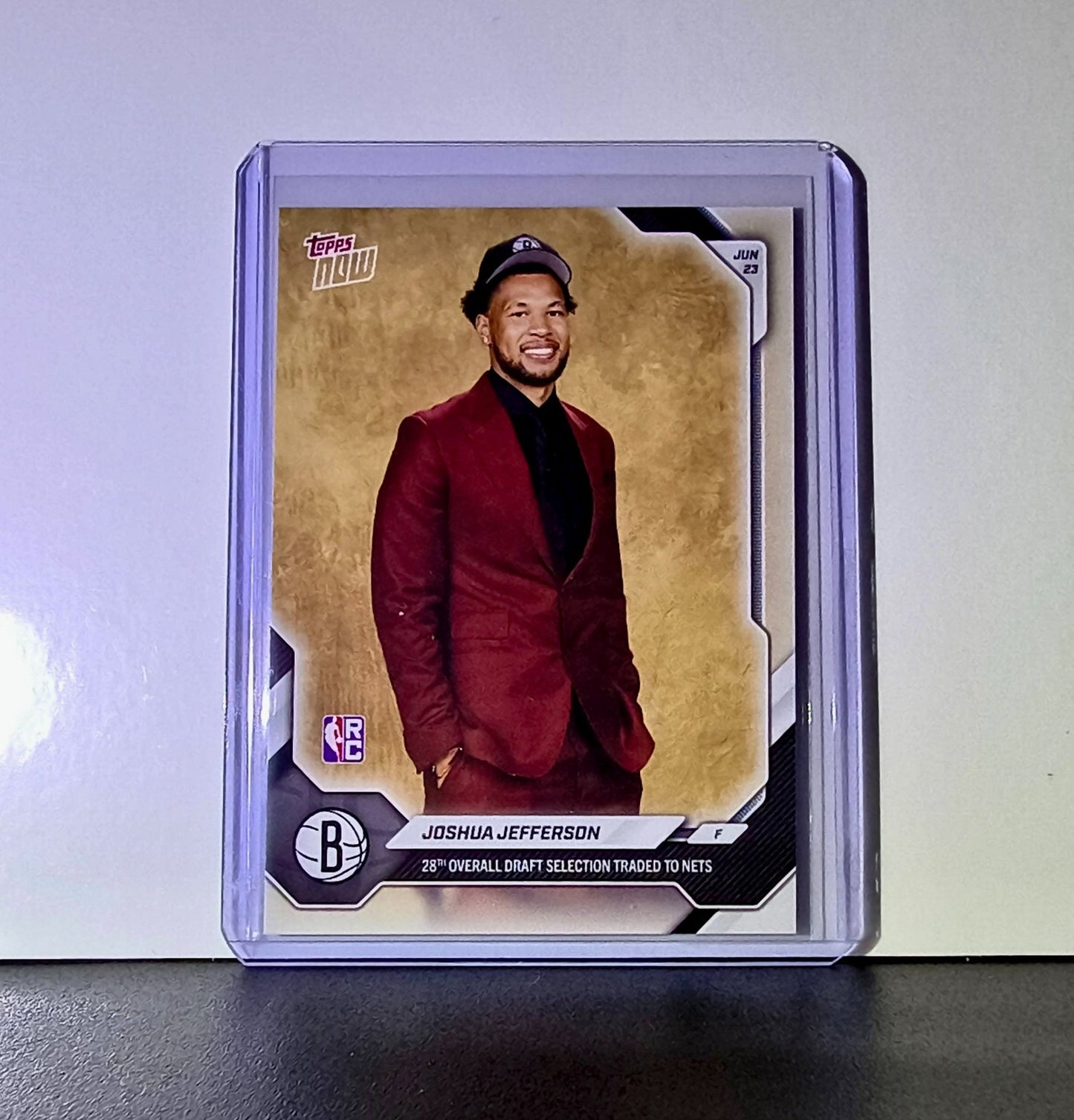 Joshua Jefferson Rookie 2026-27 Topps NBA Draft #JJEF Card Brooklyn Nets