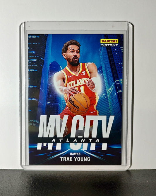 Trae Young 2024-25 Panini MyCity NBA #12 Basketball Card Atlanta Hawks 1/268