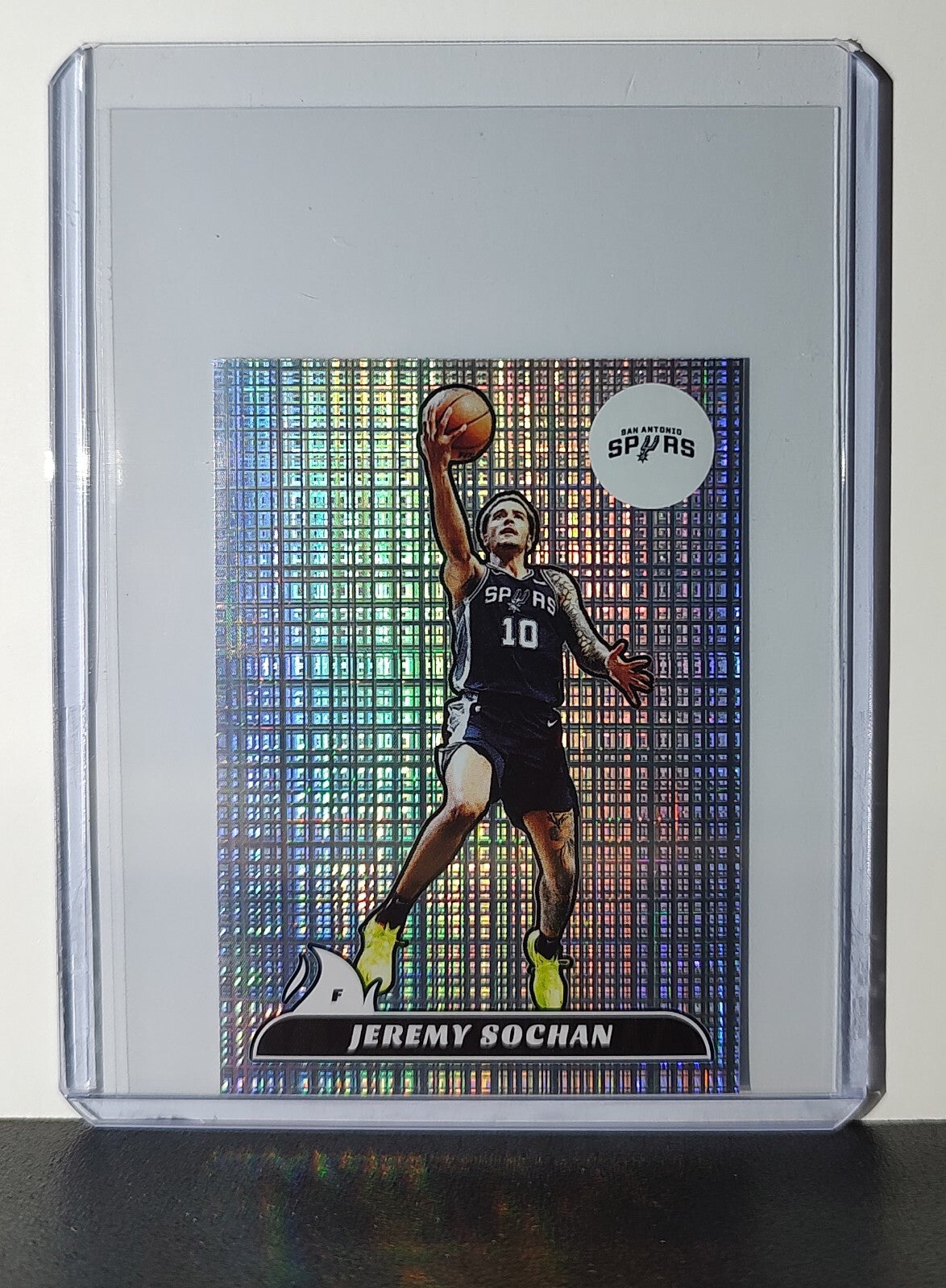 Jeremy Sochan 2024-25 Panini NBA #472 Foil Sticker Card San Antonio Spurs
