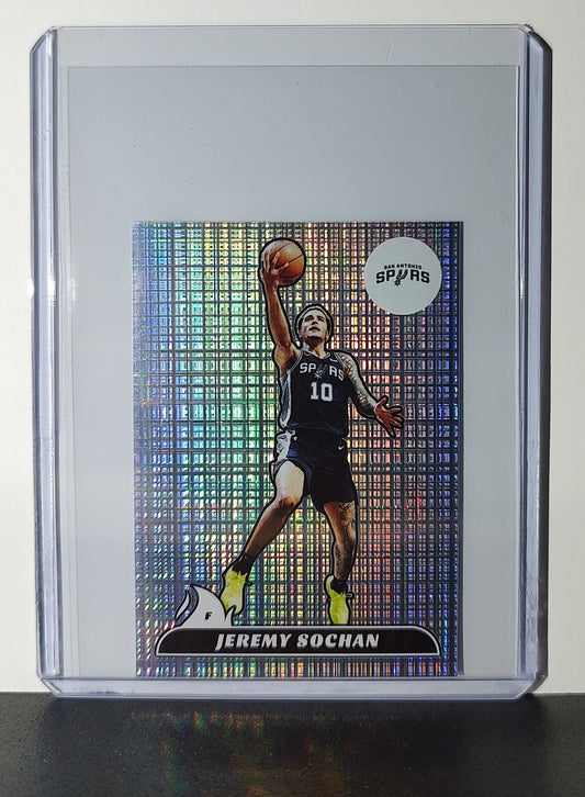 Jeremy Sochan 2024-25 Panini NBA #472 Foil Sticker Card San Antonio Spurs