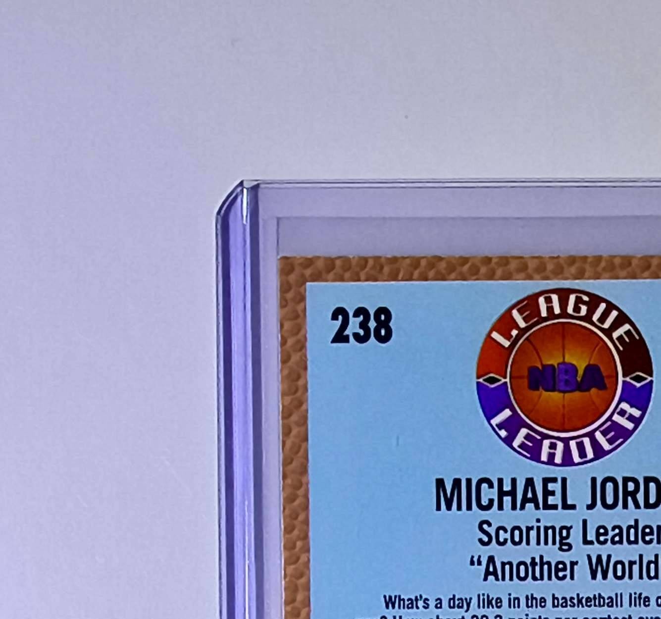Michael Jordan 1992-93 Fleer League Leader #238 Basketball Card Chicago Bulls
