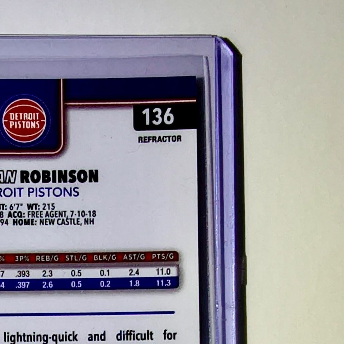 Duncan Robinson 2025-26 NBA Topps Chrome Update Refractor #136 Card Pistons