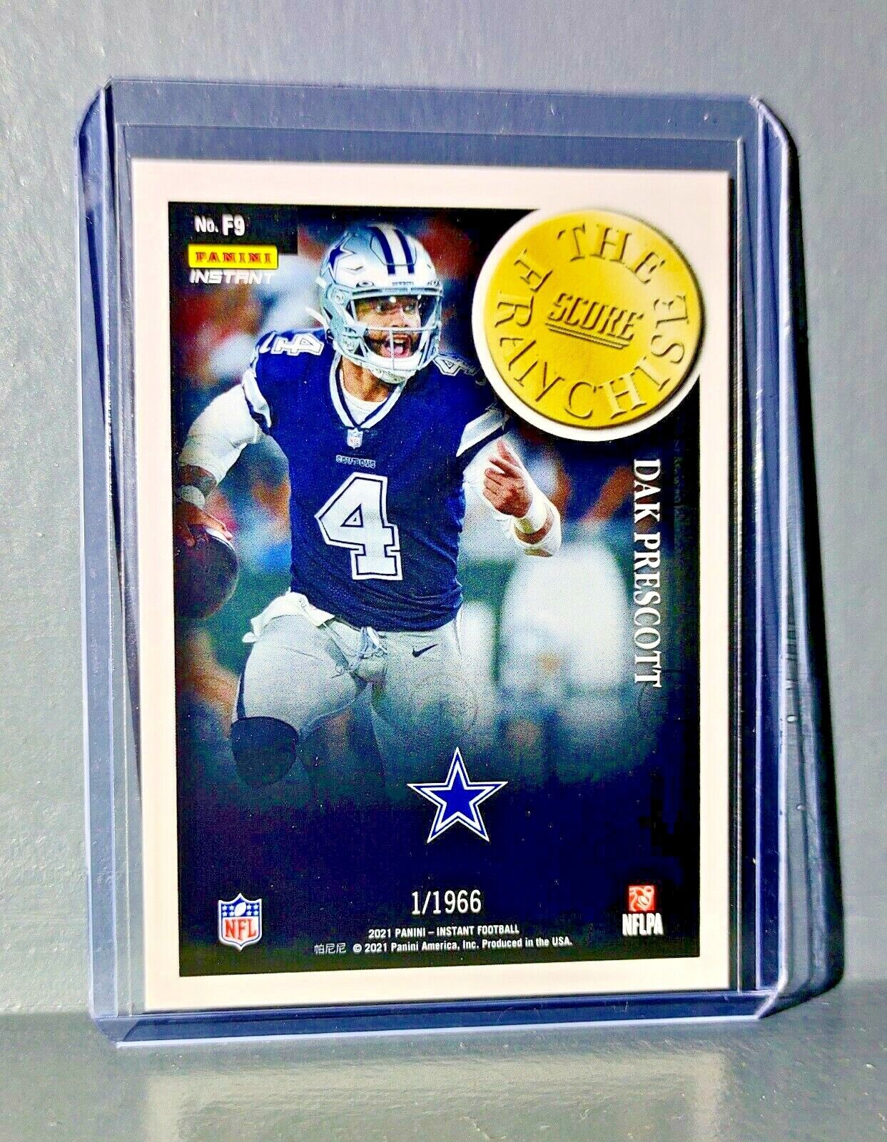 Dak Prescott 2021 Panini NFL Score The Franchise #9 Card 1/1966