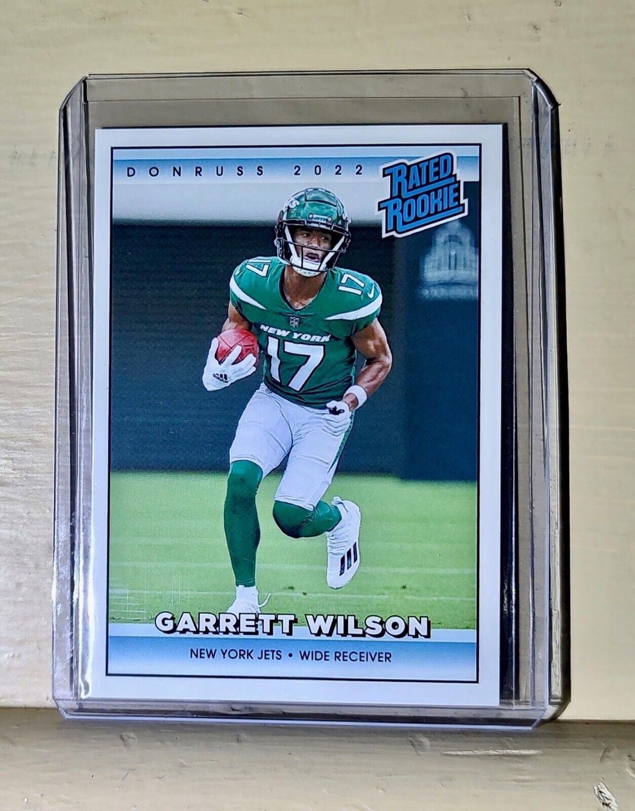 Garrett Wilson 2022 NFL Panini #5 Rated Rookie Retro Football Card 1/4094