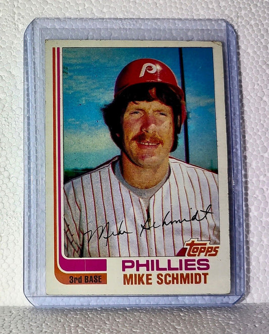 Mike Schmidt 1982 Topps MLB #100 Baseball Card Philadelphia Phillies