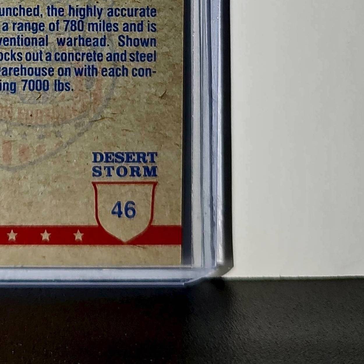 The Power of the Tomahawk 1991 Topps Desert Storm #46 Card