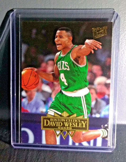 1995-96 David Wesley Fleer Ultra #15 Basketball Card