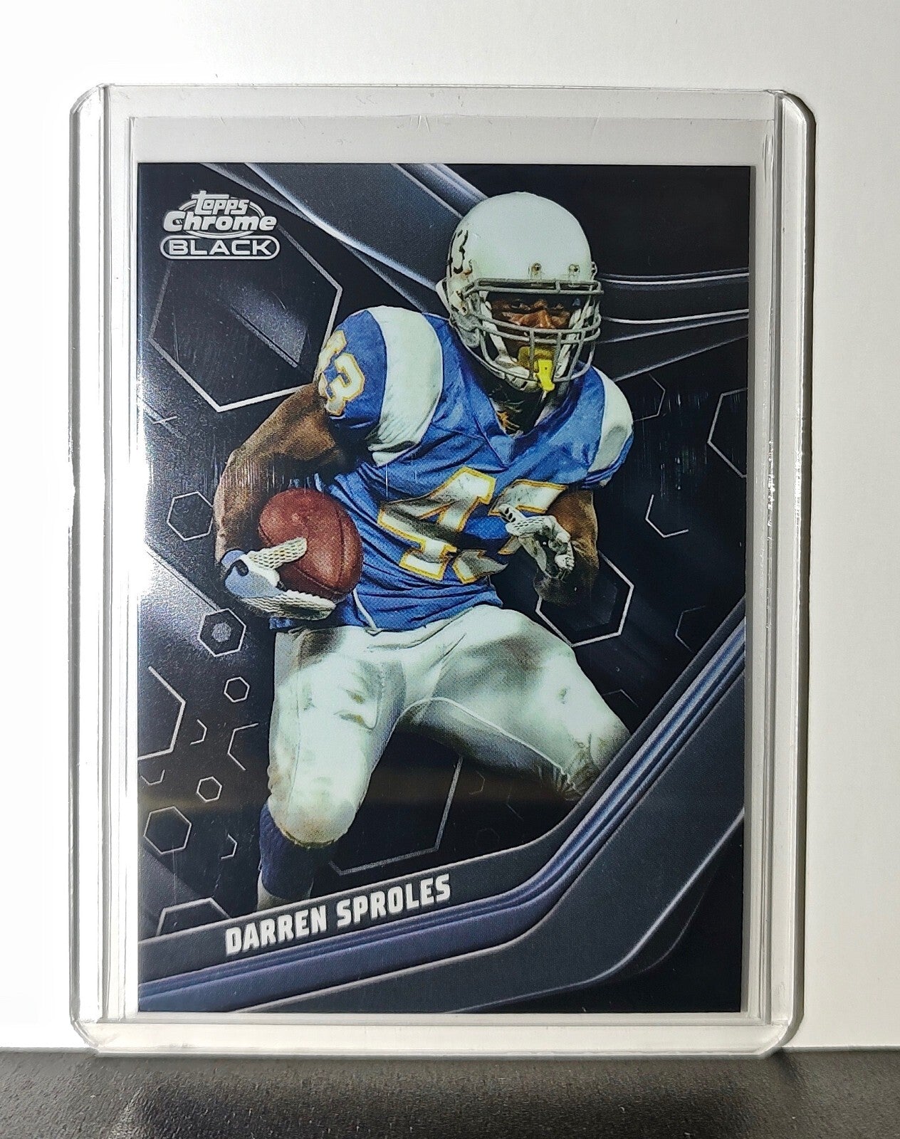 Darren Sproles 2023 Topps Chrome Black NFL #143 Card San Diego Chargers