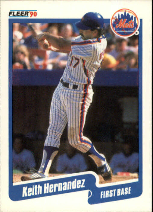 1990 Keith Hernandez Fleer Baseball Card #205