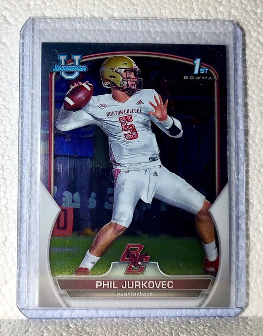 Phil Jurkovec 2022 Topps 1st Bowman U Football #35 Card Boston College