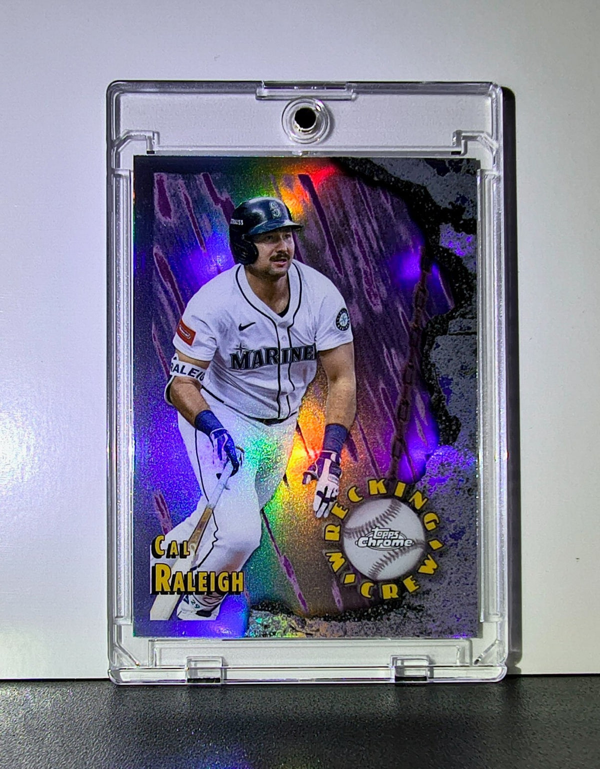 Cal Raleigh 2026 MLB Topps Chrome #WC-5 Refractor Baseball Card Seattle Mariners