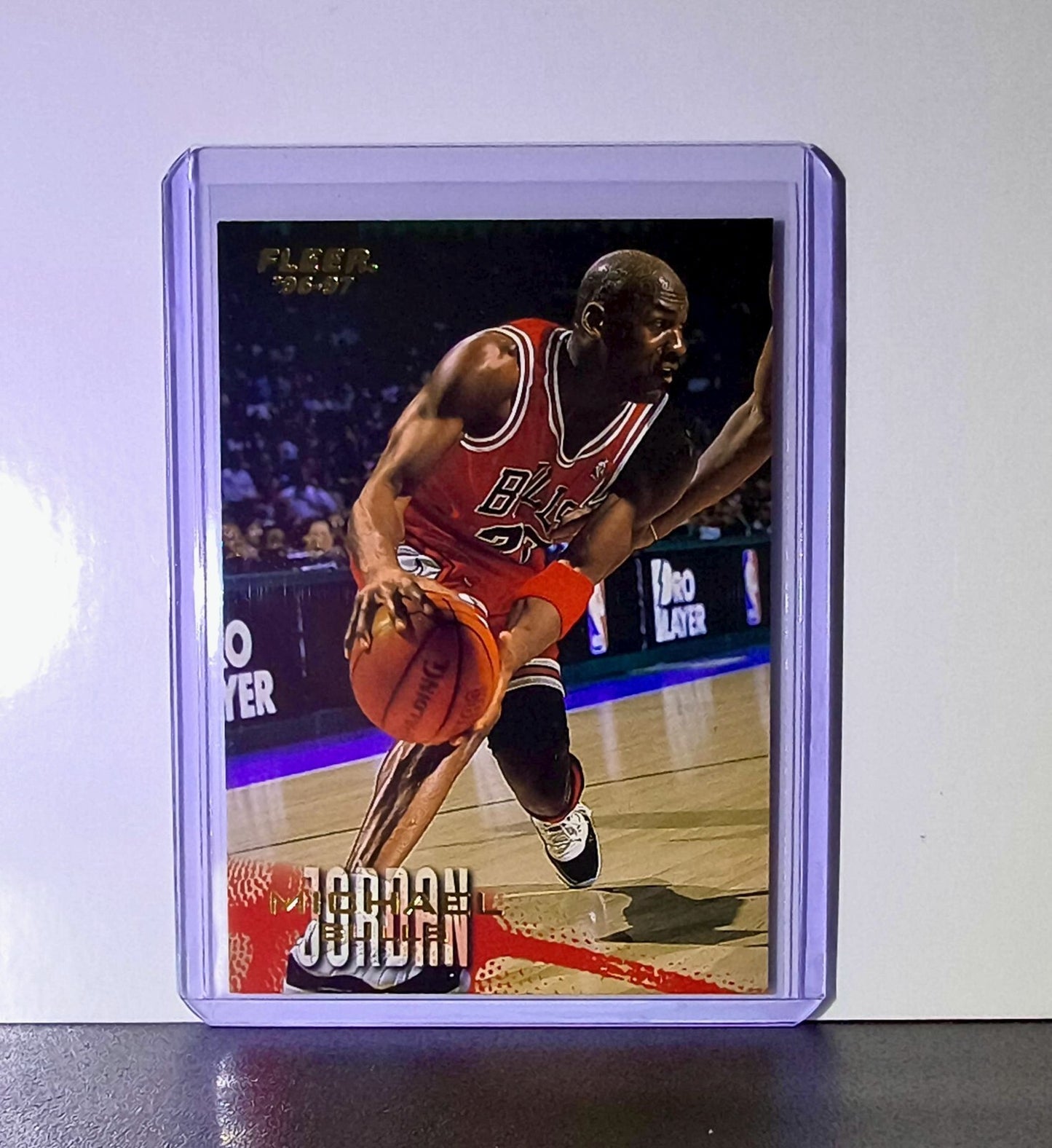 Michael Jordan 1996-97 Fleer #13 Basketball Card Chicago Bulls