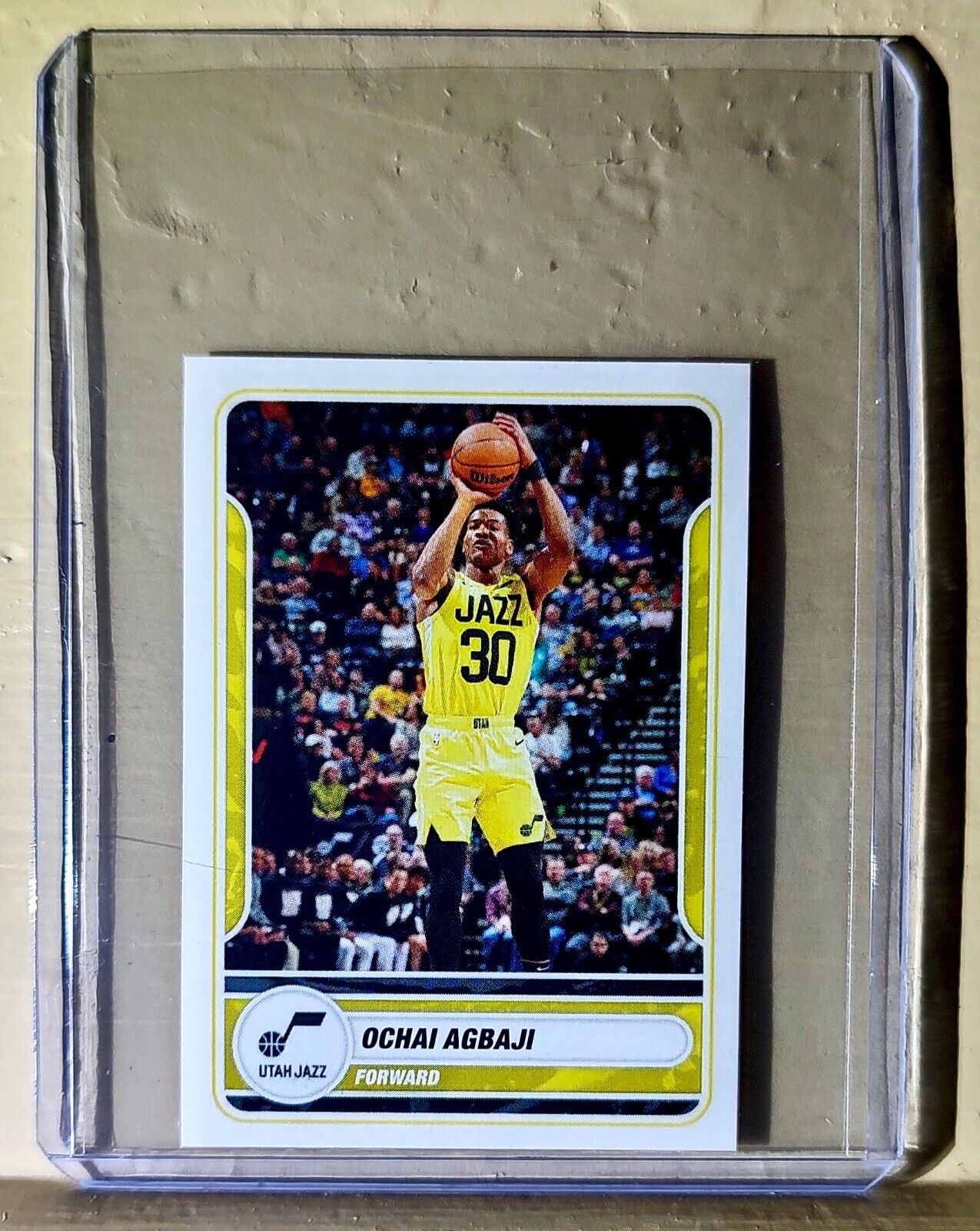 2023-24 Ochai Agbaji Panini NBA Basketball #484 Sticker Utah Jazz