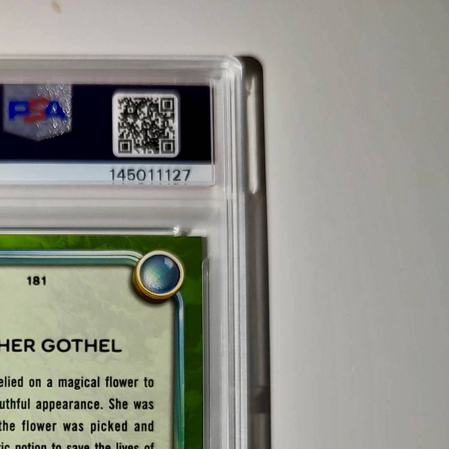 Mother Gothel 2025 Topps Disney Wonder #181 Card Tangled PSA 8 NM-MT