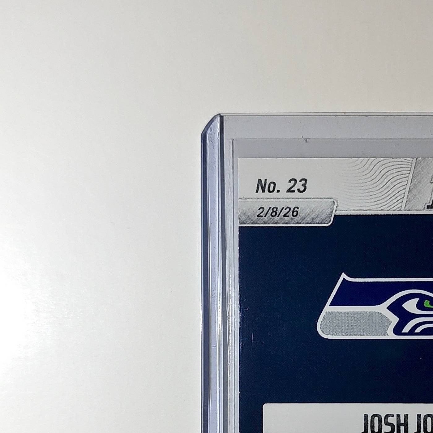 Josh Jobe 2026 Panini NFL Super Bowl LIX Champions #23 Card Seattle Seahawks