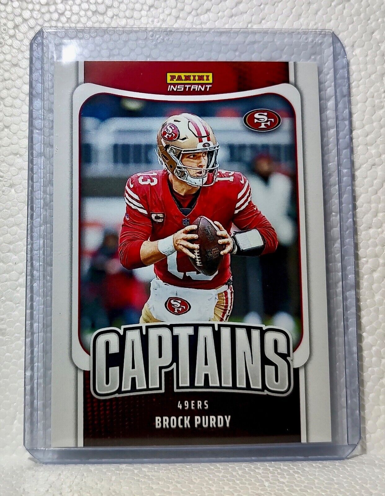 Brock Purdy 2023 Panini NFL Captain #28 Football Card San Francisco 49ers 1/331